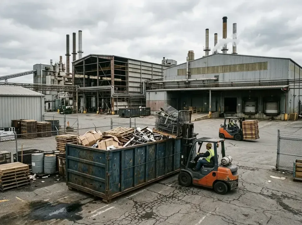 industrial-factory-scrap-conta-003 — frequently asked questions, Cheap Roll-off Dumpster Rentals in River Heights, UT